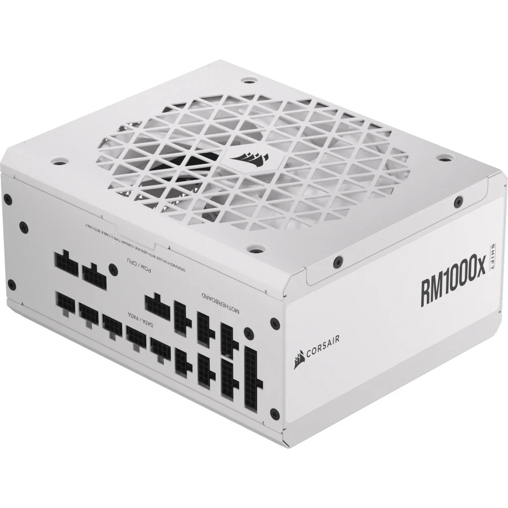 Corsair RMx RM1000x Shift 1000W ATX 80 Plus Gold Fully-Modular ATX Power Supply (White) - Image 5