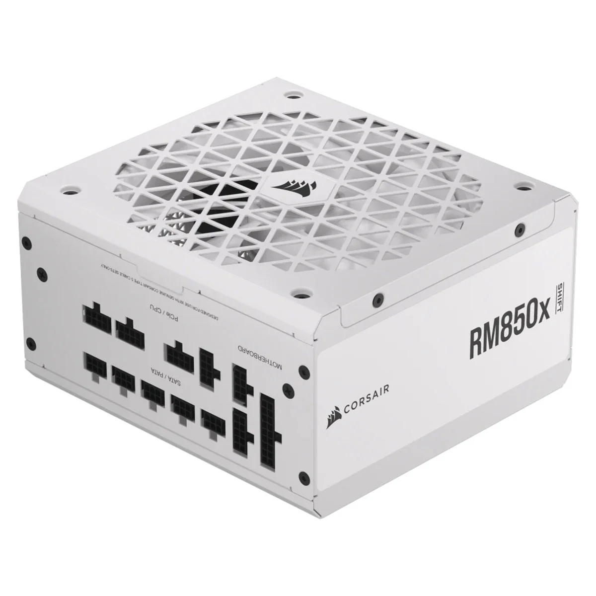 Corsair RMx RM850x Shift 850W ATX 80 Plus Gold Fully-Modular ATX Power Supply (White)