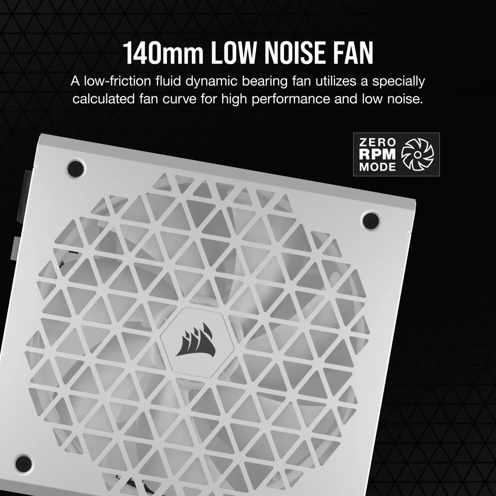 Corsair RMx RM850x Shift 850W ATX 80 Plus Gold Fully-Modular ATX Power Supply (White) - Image 11