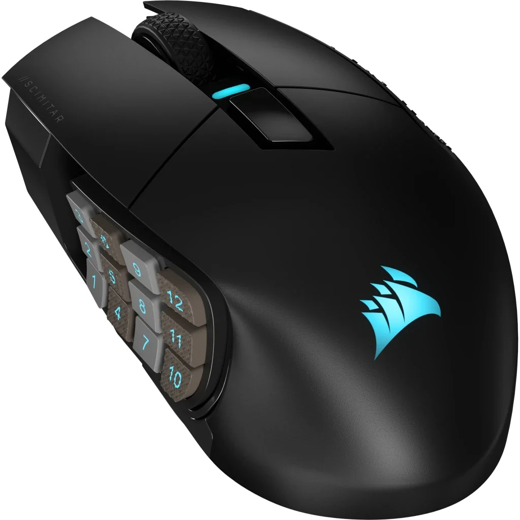 Corsair Scimitar Elite Wireless MMO Gaming Mouse (CS-CH-9314311-AP) - Image 5