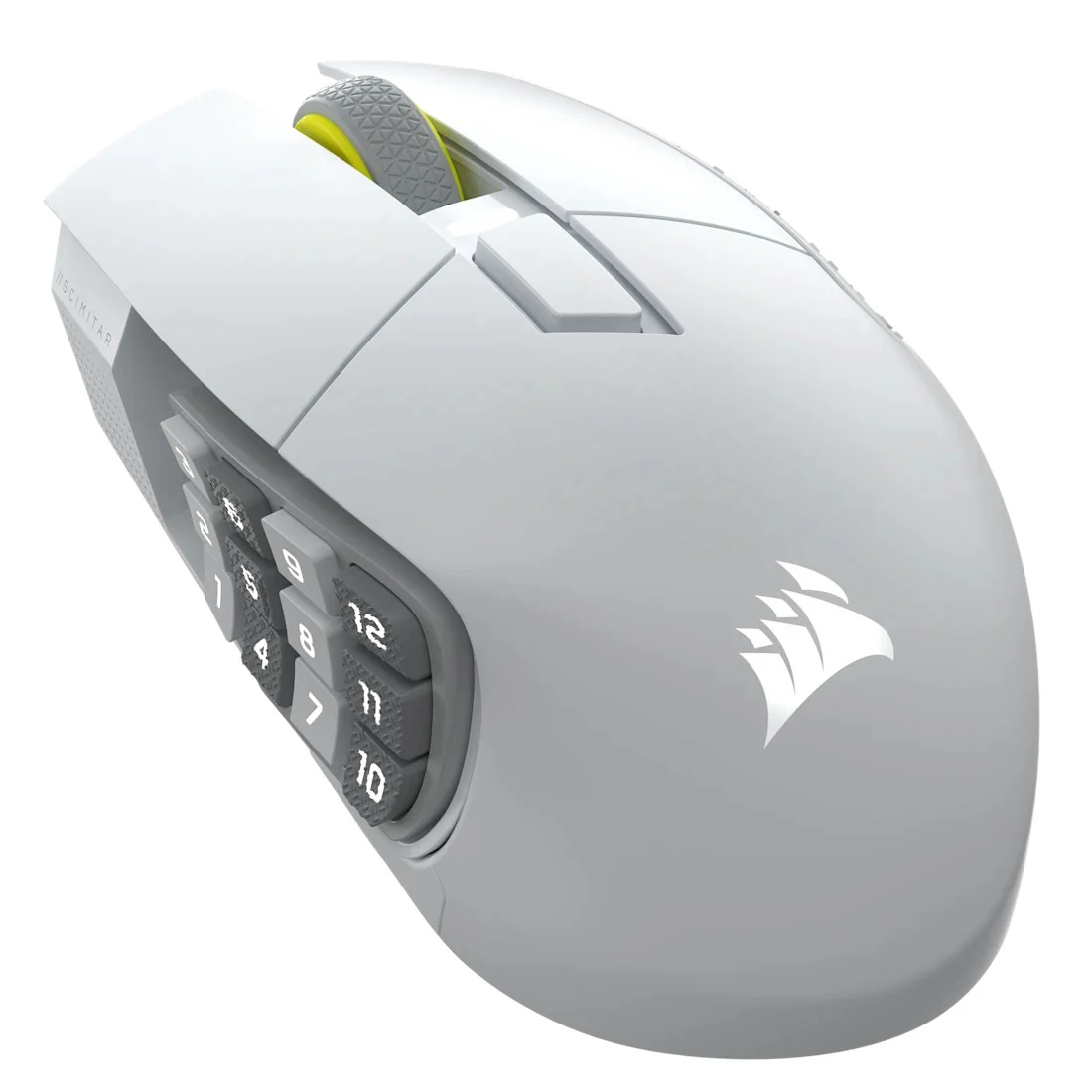 Corsair Scimitar Elite Wireless SE MMO Gaming Mouse (Gunmetal, White) - Image 7