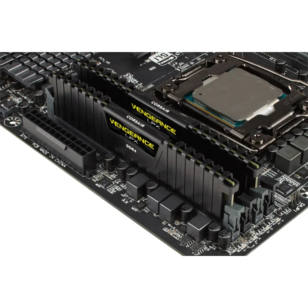 Corsair Vengeance LPX 16GB (2 X 8GB) DDR4 DRAM 3600MHz C18 Ryzen Memory Kit - Black (CMK16GX4M2Z3600C18) - Image 2