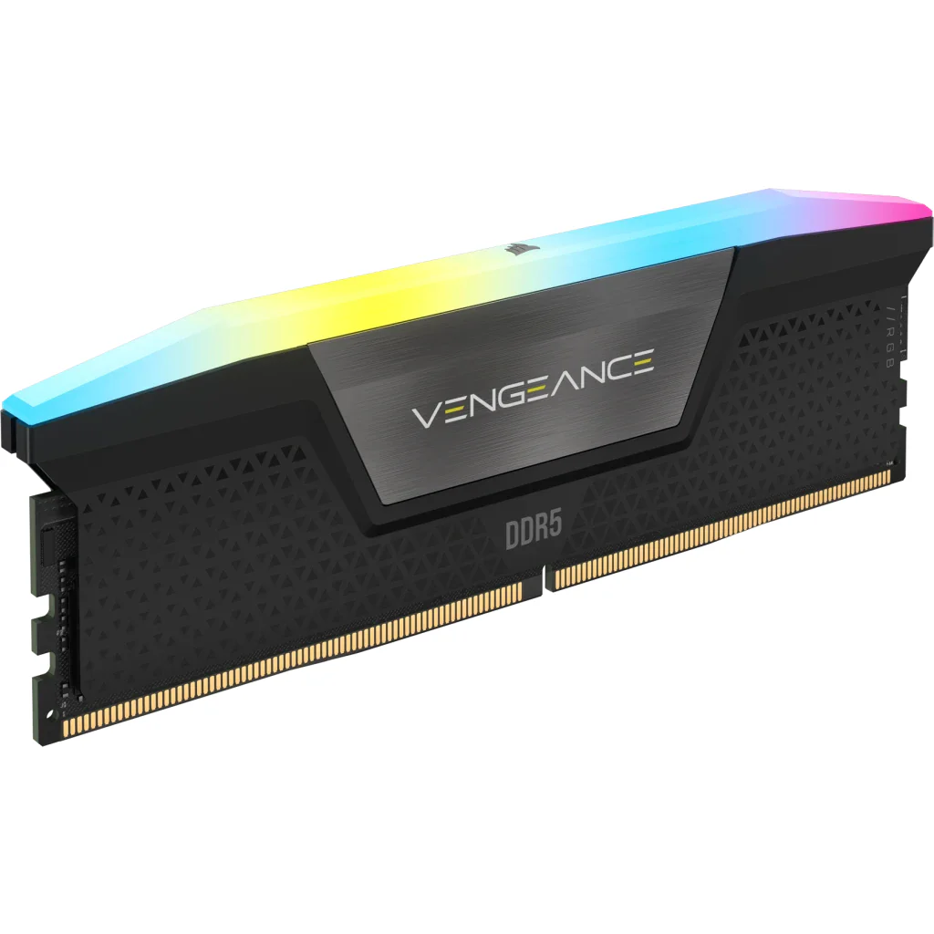 Corsair Vengeance RGB 32GB (2x16GB) DDR5 DRAM 6000MHz CL36 Memory Kit (Black, White) - Image 4