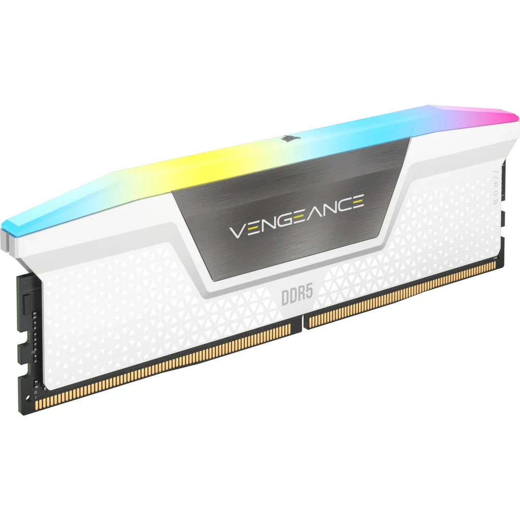 Corsair Vengeance RGB 32GB (2x16GB) DDR5 DRAM 6000MHz CL36 Memory Kit (Black, White) - Image 8