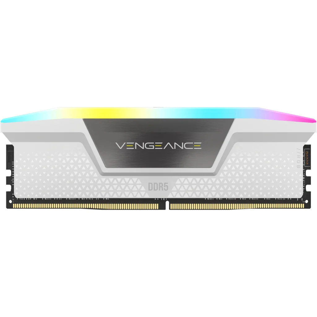 Corsair Vengeance RGB 32GB (2x16GB) DDR5 DRAM 6000MHz CL36 Memory Kit (Black, White) - Image 9