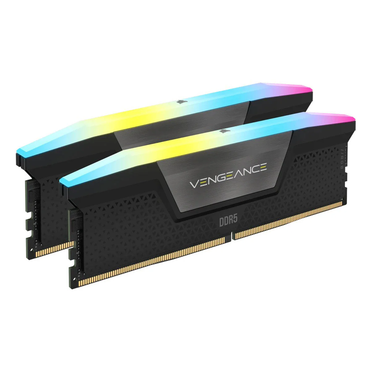 Corsair Vengeance RGB 64GB (2X32GB) DDR5 DRAM 6400MHZ CL32 Memory Kit  (Black) (CMH64GX5M2B6400C32) - Image 3