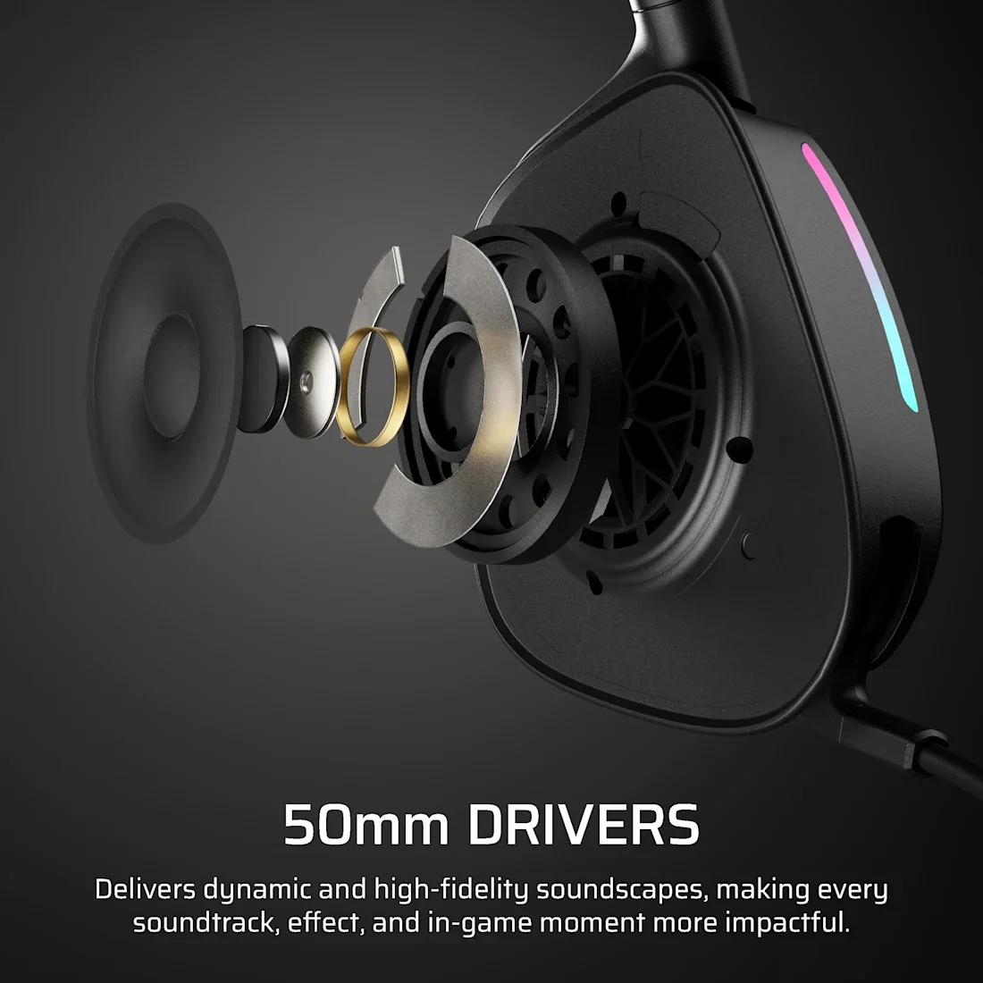 Corsair Void V2 Max Wireless Gaming Headset (Carbon) (CA-9011388-WW) - Image 7