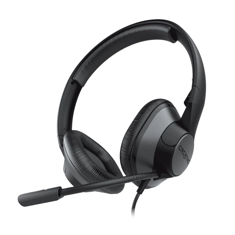 Creative HS-720 V2 USB Headset With Noise-Cancelling Mic & Inline Controls (Black) - Image 2