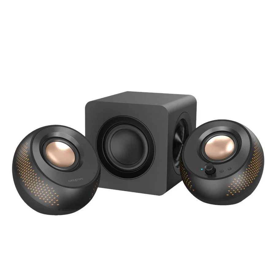 Creative Pebble X Plus 2.1 Desktop Speakers with Subwoofer Bluetooth 5.3 USB-C (Black) - Image 3
