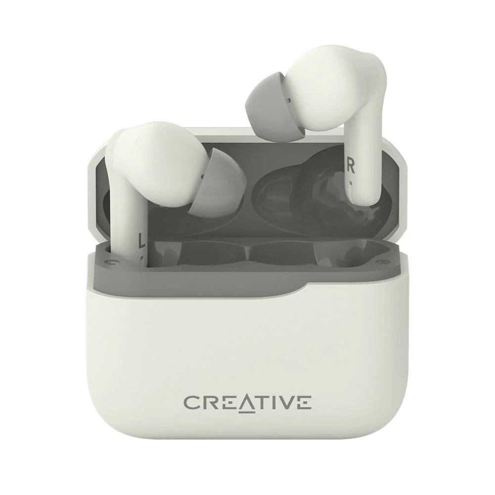 Creative Zen Air Plus True Wireless Earbuds (Cream) - Image 2