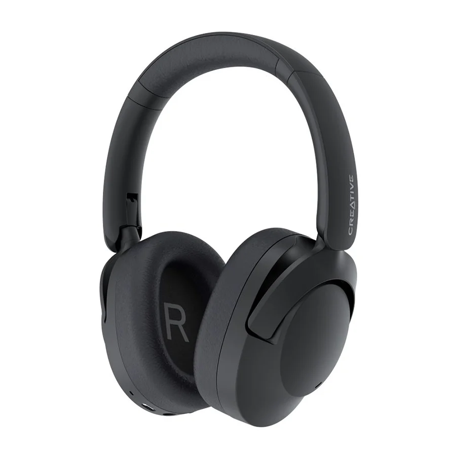 Creative Zen Hybrid 2 Bluetooth Headphones (Black, Cream) - Image 4