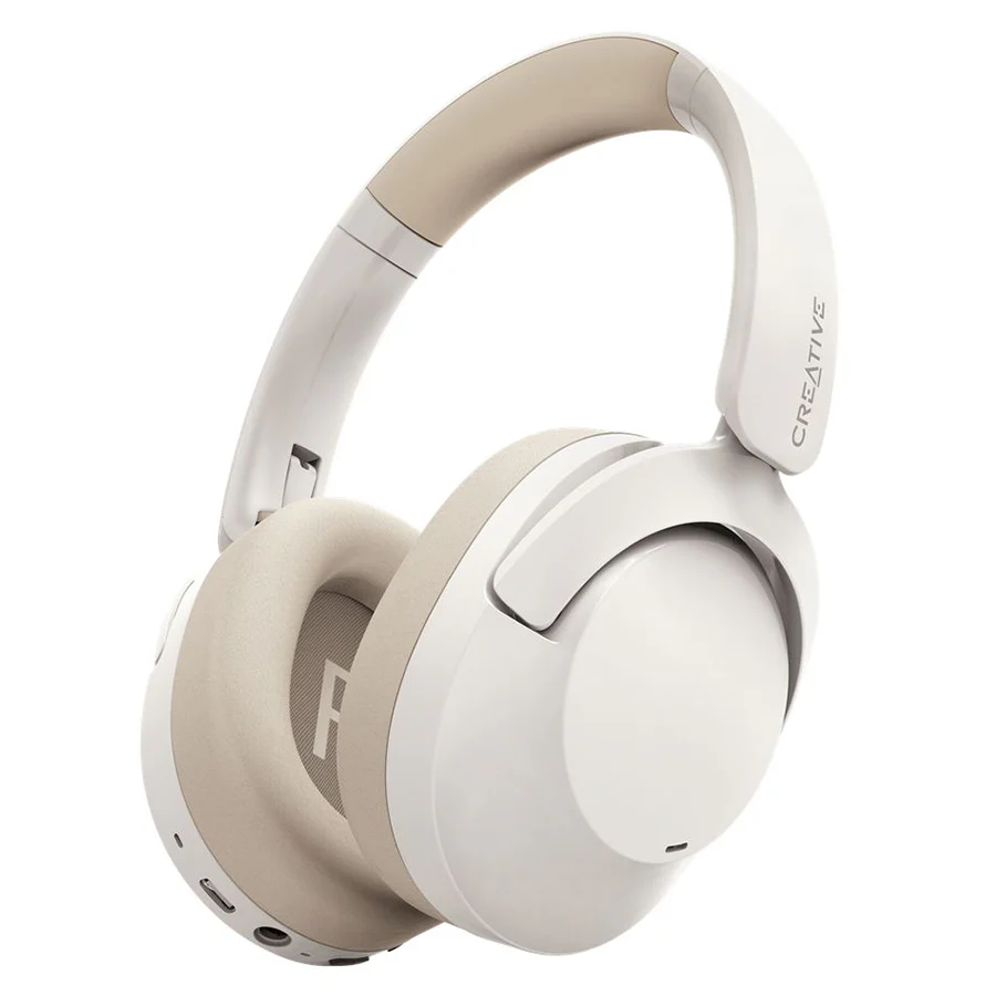 Creative Zen Hybrid 2 Bluetooth Headphones (Black, Cream) - Image 6