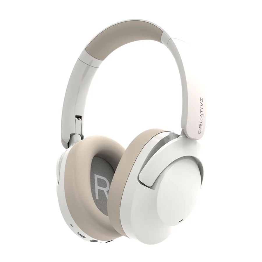 Creative Zen Hybrid 2 Bluetooth Headphones (Black, Cream) - Image 8