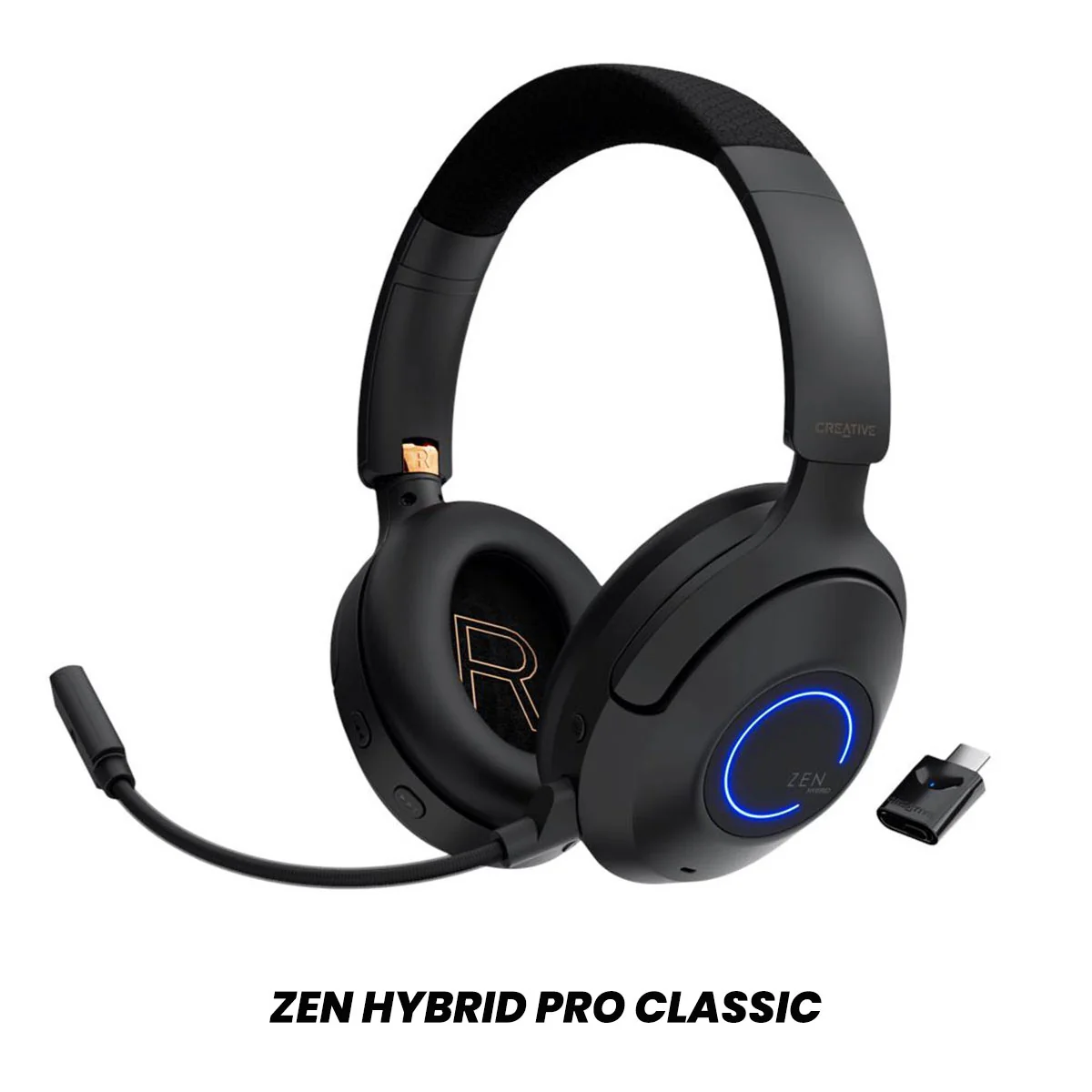 Creative Zen Hybrid Pro Bluetooth Headphones (Black) (Zen Hybrid Pro Classic, Zen Hybrid Pro, Zen Hybrid Pro SXFI) - Image 3