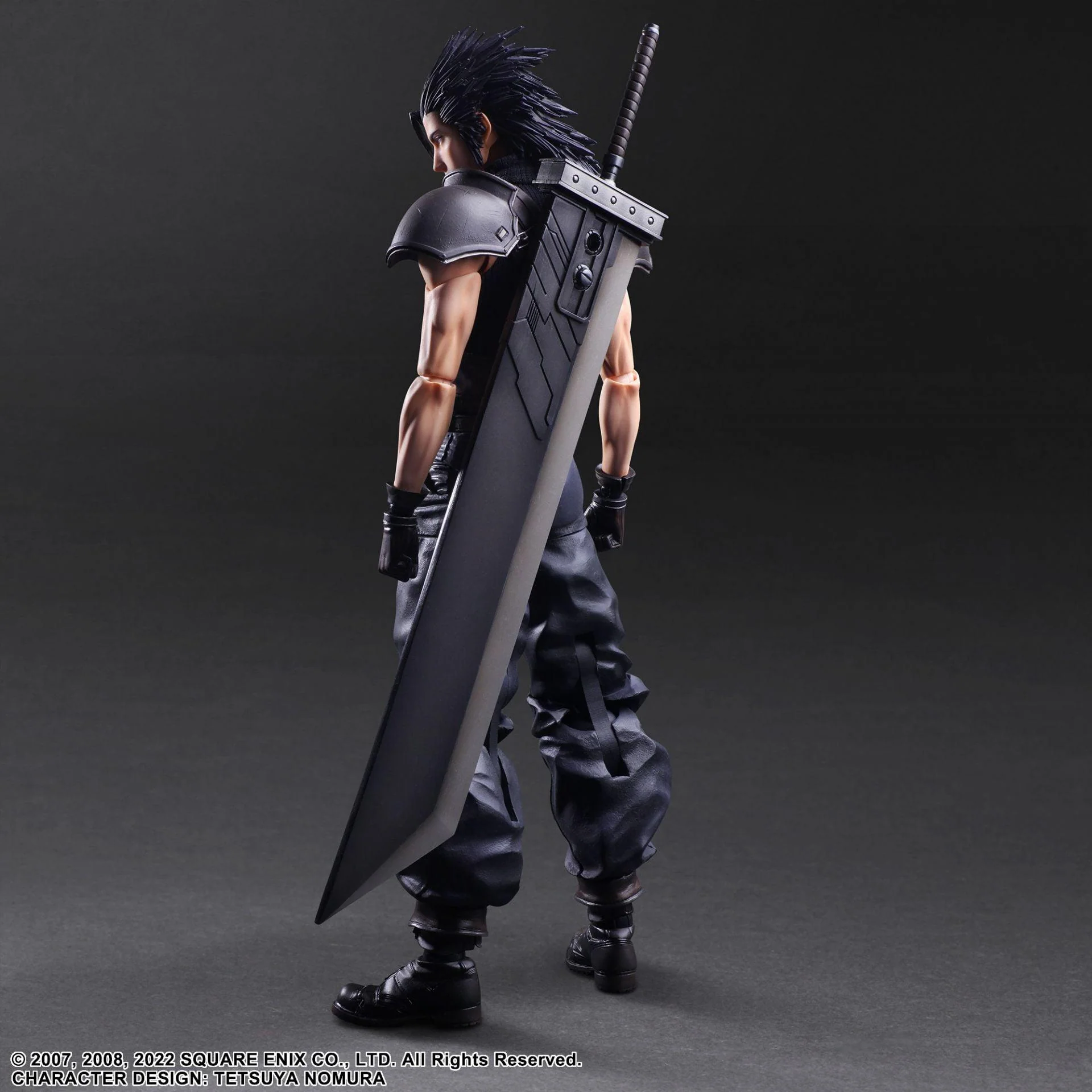 Crisis Core Final Fantasy VII Reunion Play Arts Kai Action Figure Zack Fair Soldier 1st Class - Image 5