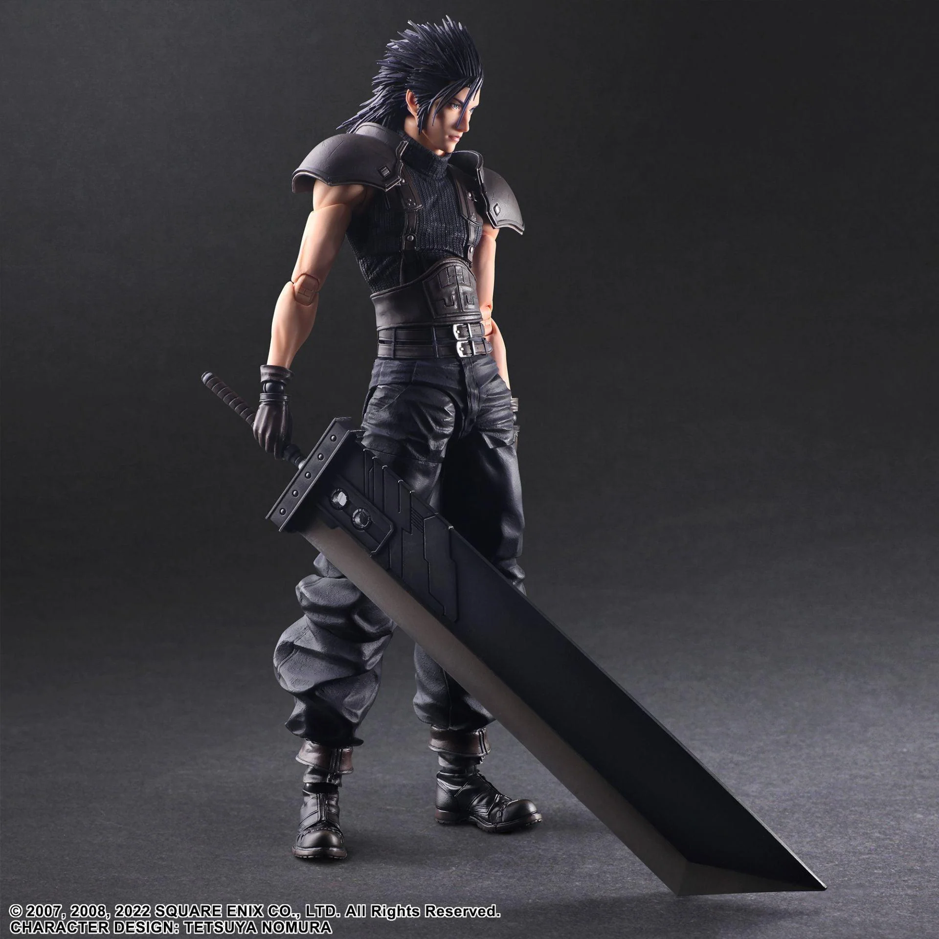 Crisis Core Final Fantasy VII Reunion Play Arts Kai Action Figure Zack Fair Soldier 1st Class - Image 6