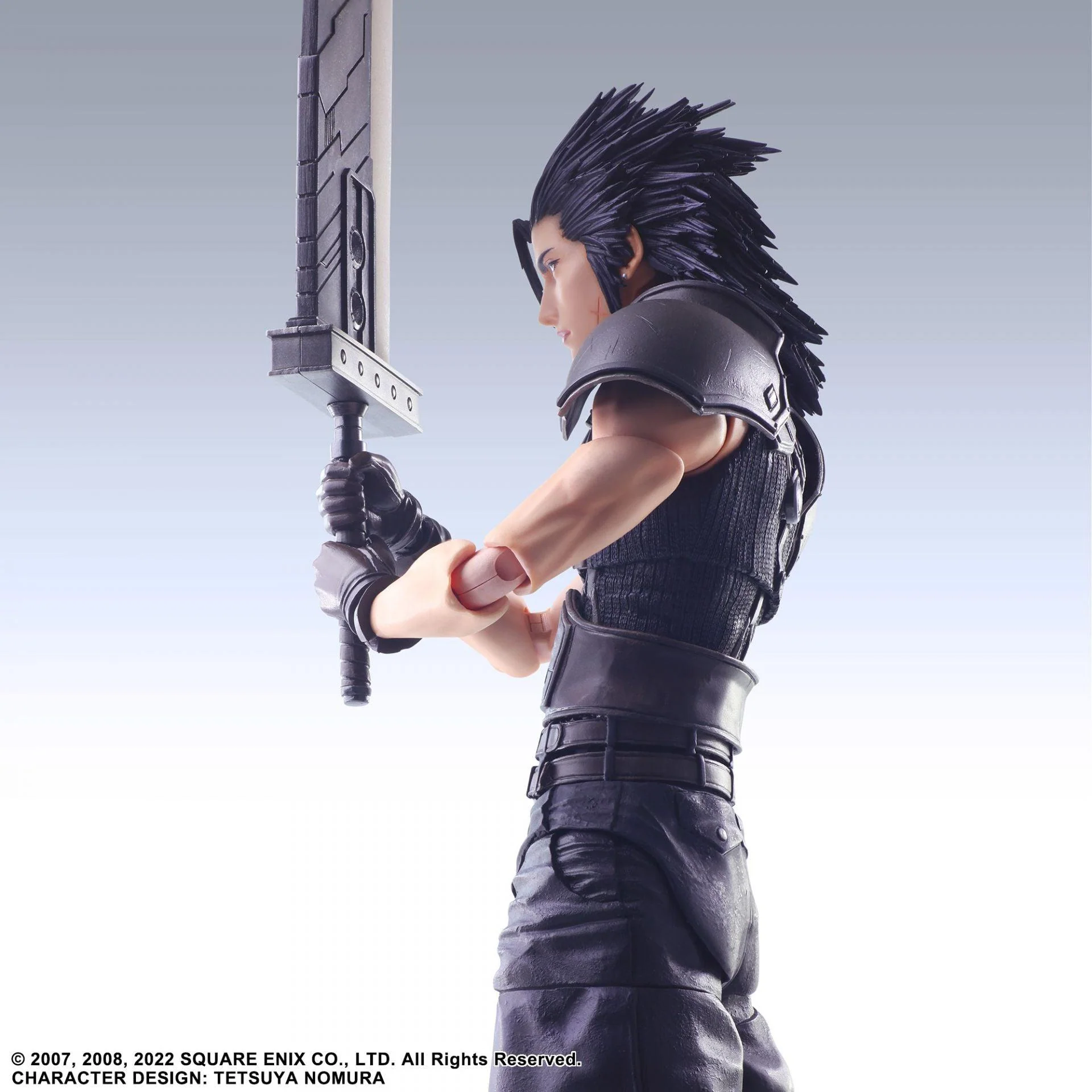 Crisis Core Final Fantasy VII Reunion Play Arts Kai Action Figure Zack Fair Soldier 1st Class - Image 8