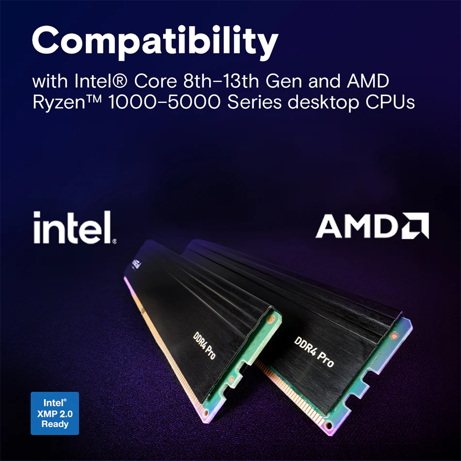 Crucial Pro 32GB DDR4 3200MT/s CL22 Intel XMP 2.0 UDIMM Desktop Memory (CP2K16G4DFRA32A) - Image 5