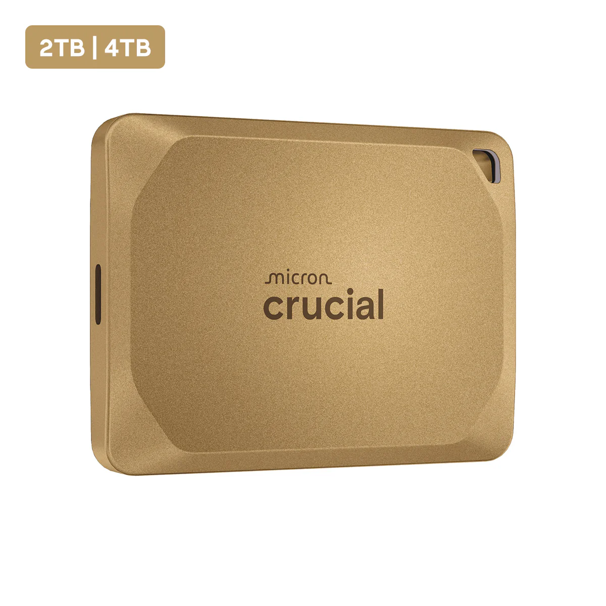 Crucial X10 Pro USB 3.2 Gen-2x2 (20Gb/s) 2100MB/s Read Type-C Portable SSD (Gold) (2TB, 4TB) - Image 8