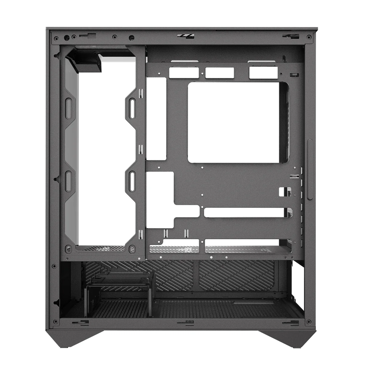 DarkFlash Arcee DY460 TG Side Panel ATX Luxury PC Case (Black, White) - Image 10
