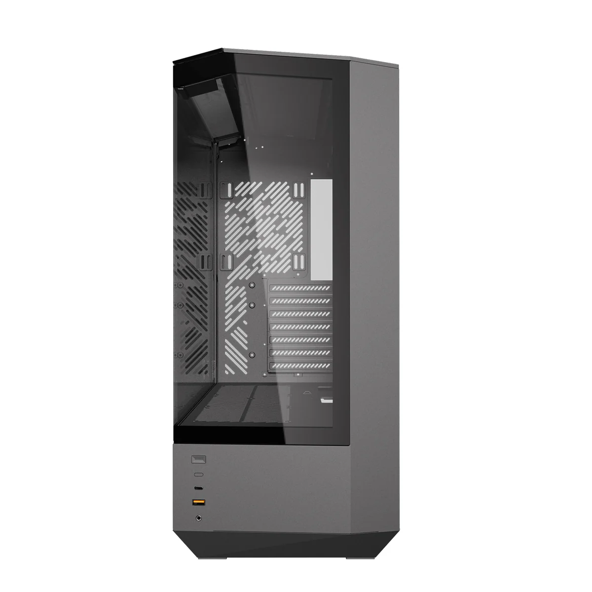 DarkFlash Arcee DY460 TG Side Panel ATX Luxury PC Case (Black, White) - Image 5