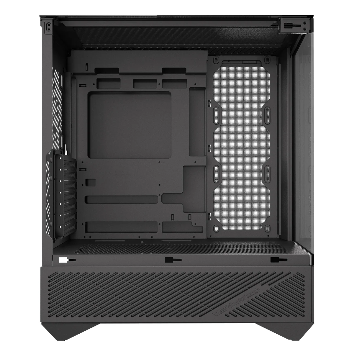 DarkFlash Arcee DY460 TG Side Panel ATX Luxury PC Case (Black, White) - Image 8