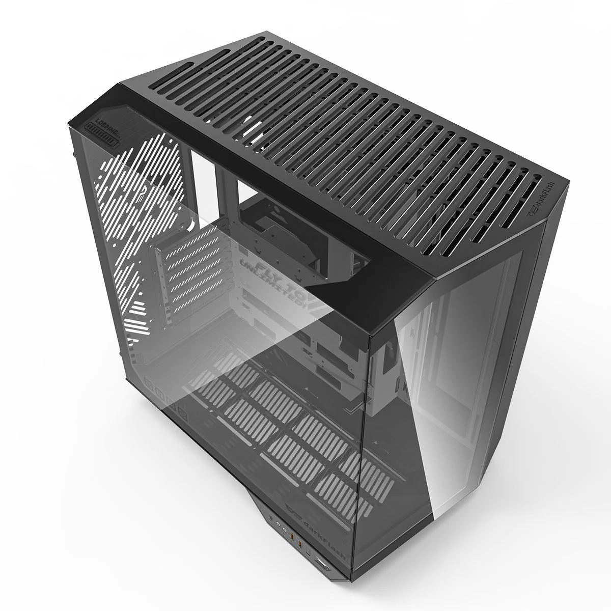 Darkflash Arcee DY470 TG Side Panel ATX Luxury PC Case (Black, White) - Image 35