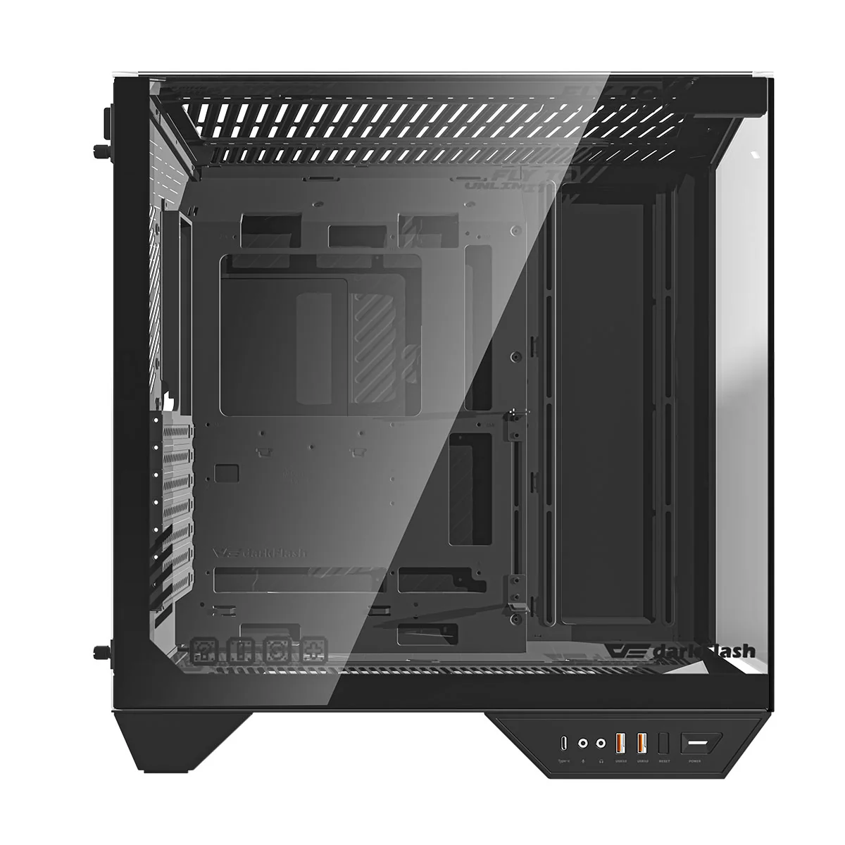 Darkflash Arcee DY470 TG Side Panel ATX Luxury PC Case (Black, White) - Image 41