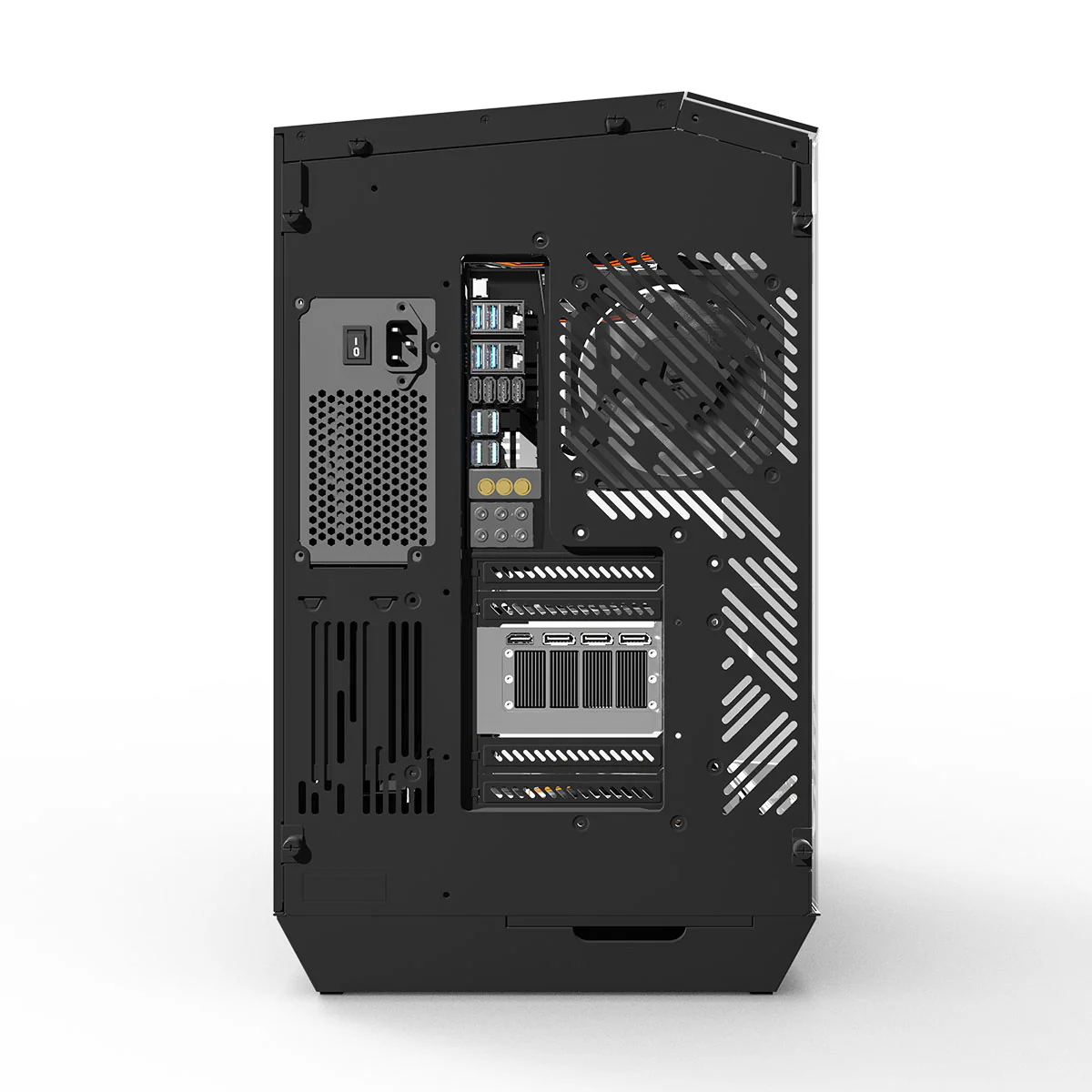 Darkflash Arcee DY470 TG Side Panel ATX Luxury PC Case (Black, White) - Image 46