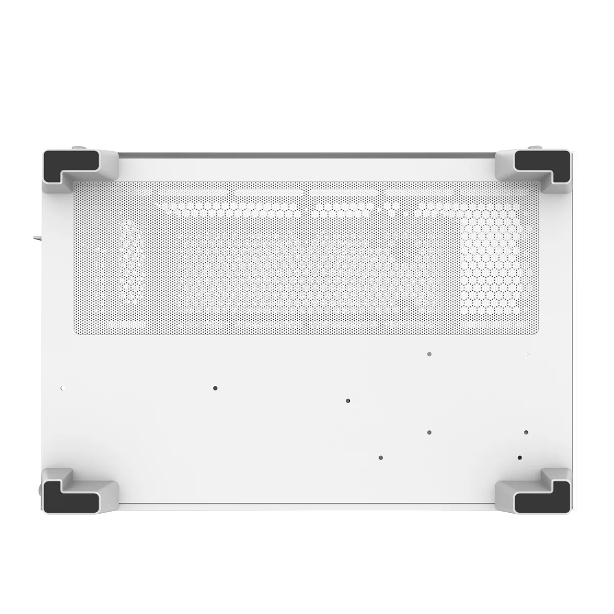 Darkflash C285P Tempered Glass Side Panel Dual Chamber ATX PC Case (White) - Image 10