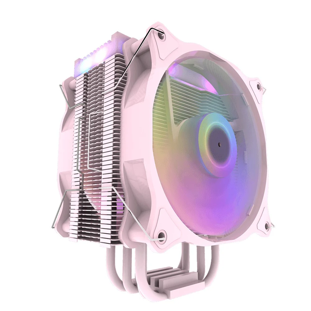 DarkFlash Darkair Plus (LT) CPU Cooler (Black, Pink, White) - Image 11