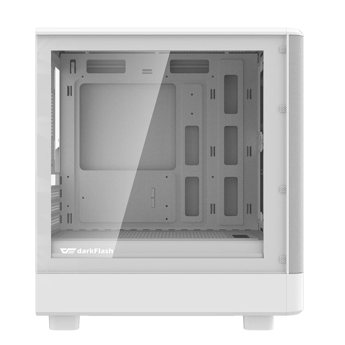 DarkFlash DB330M Mesh TG Panel Luxury M-ATX PC Case (Black, White) - Image 10