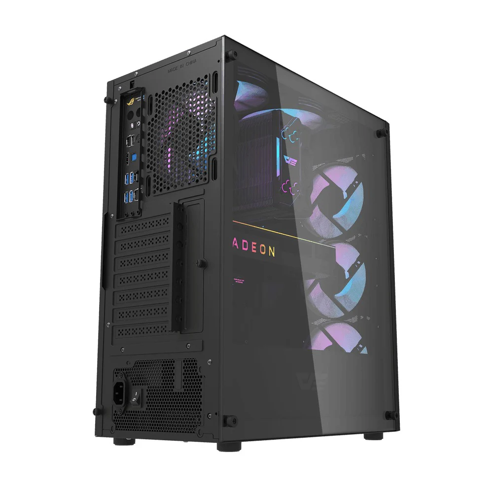 Darkflash DK352 Mesh Luxury ATX Gaming PC Case (Black, White) - Image 4
