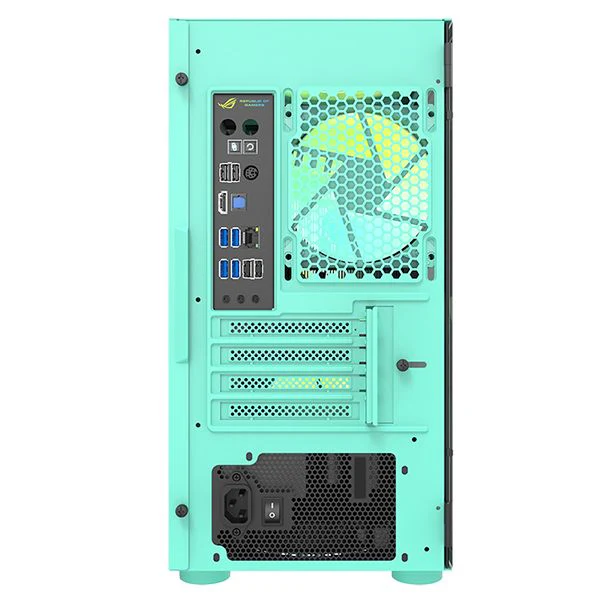 Darkflash DLM 21 Mesh mATX PC Gaming Case (Neo Mint) - Image 4