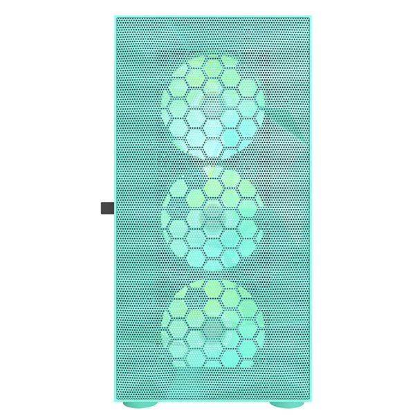 Darkflash DLM 21 Mesh mATX PC Gaming Case (Neo Mint) - Image 7