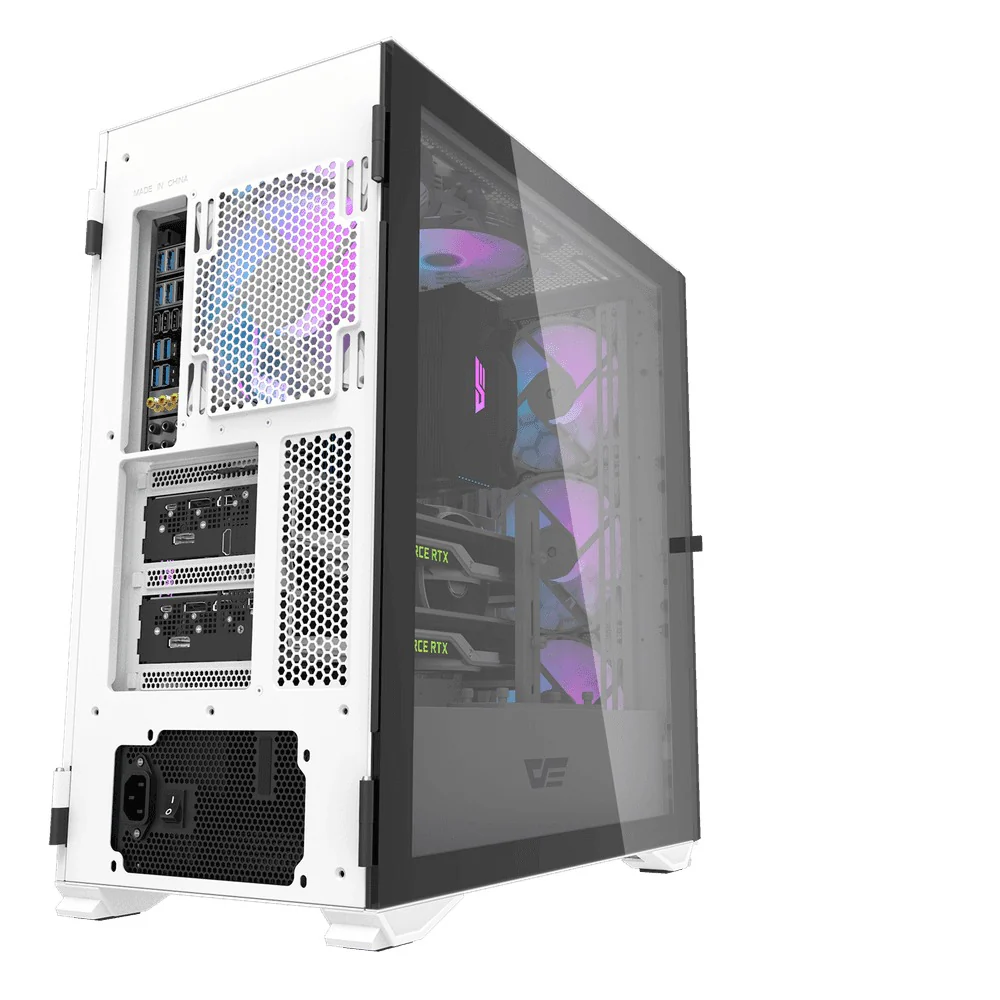 Darkflash DLX21 Mesh EATX PC Case (Black, White) - Image 12