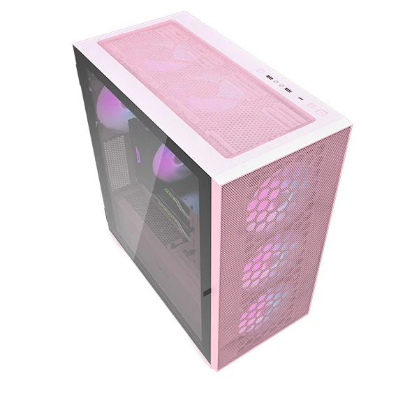 Darkflash DLX21 Mesh EATX PC Case (Pink) - Image 3