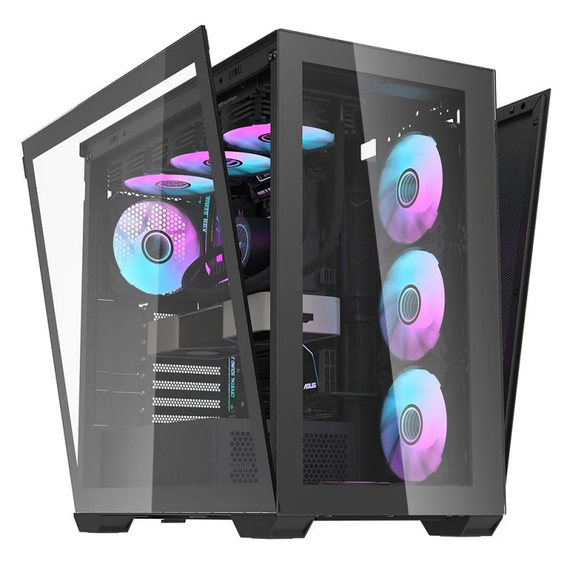 Darkflash DLX4000 Glass E-ATX PC Case (Black) - Image 2