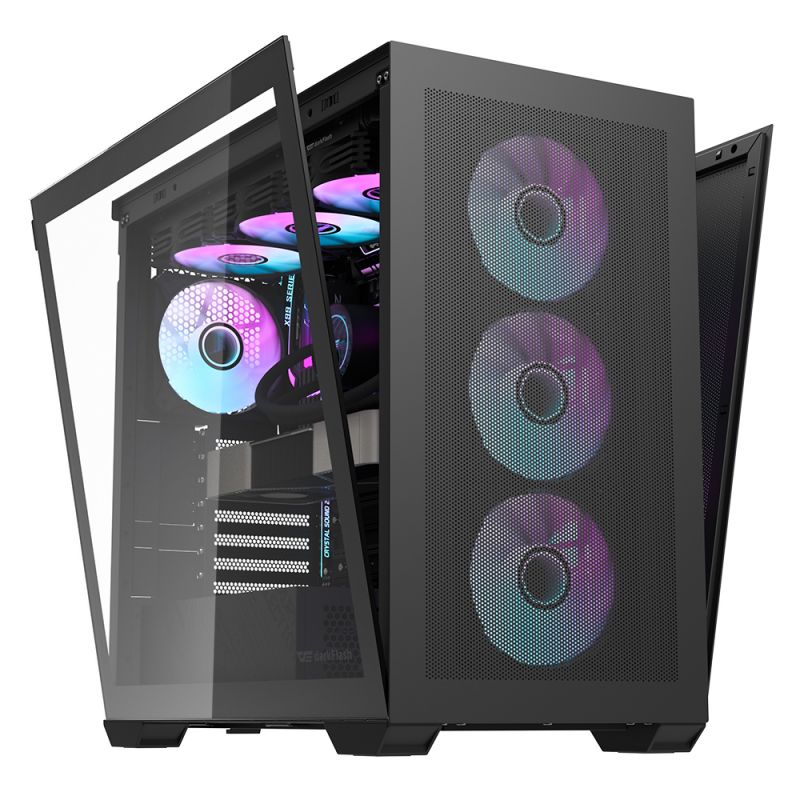 Darkflash DLX4000 Mesh E-ATX PC Case (Black) - Image 8