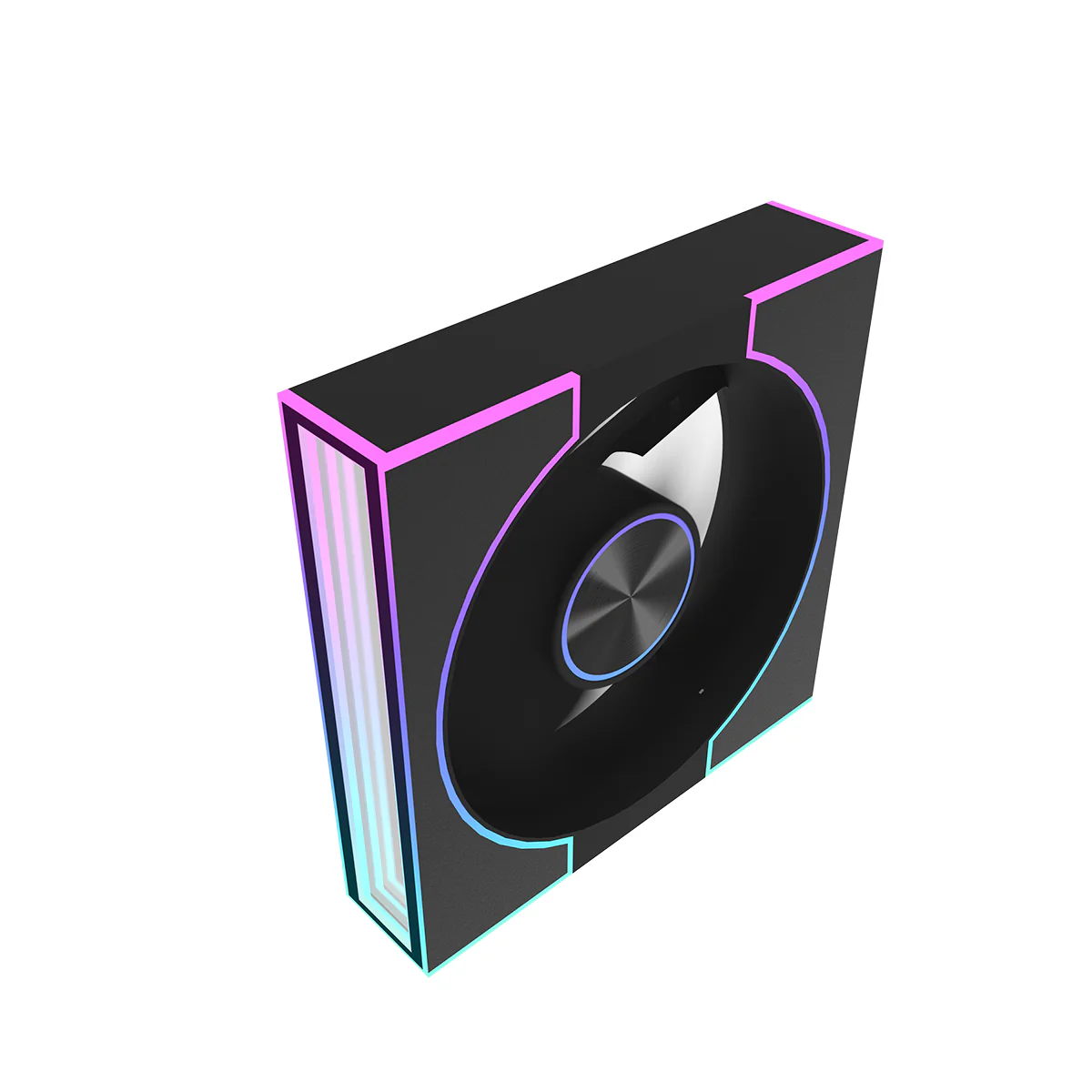 DarkFlash DM8R 1-Pack SE Reverse Blade ARGB Cooling Fan (Black, White) - Image 11