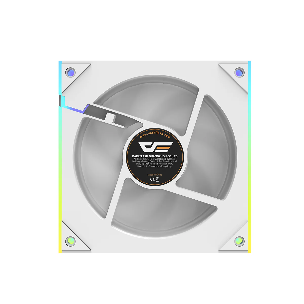 DarkFlash DM8R 1-Pack SE Reverse Blade ARGB Cooling Fan (Black, White) - Image 19