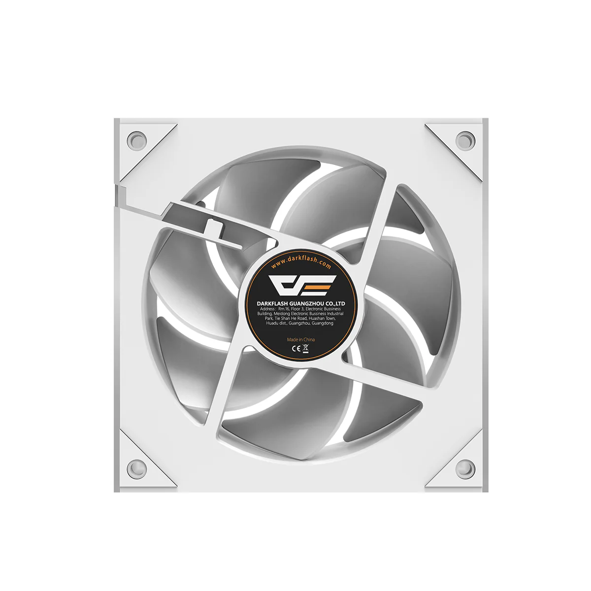 DarkFlash DM8R 1-Pack SE Reverse Blade ARGB Cooling Fan (Black, White) - Image 20
