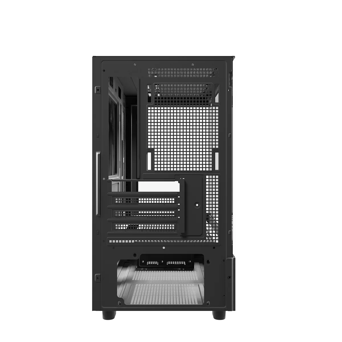 DarkFlash DS950MV M-ATX Glass PC Case with 6" IPS Customizable Display (Black, White) - Image 14