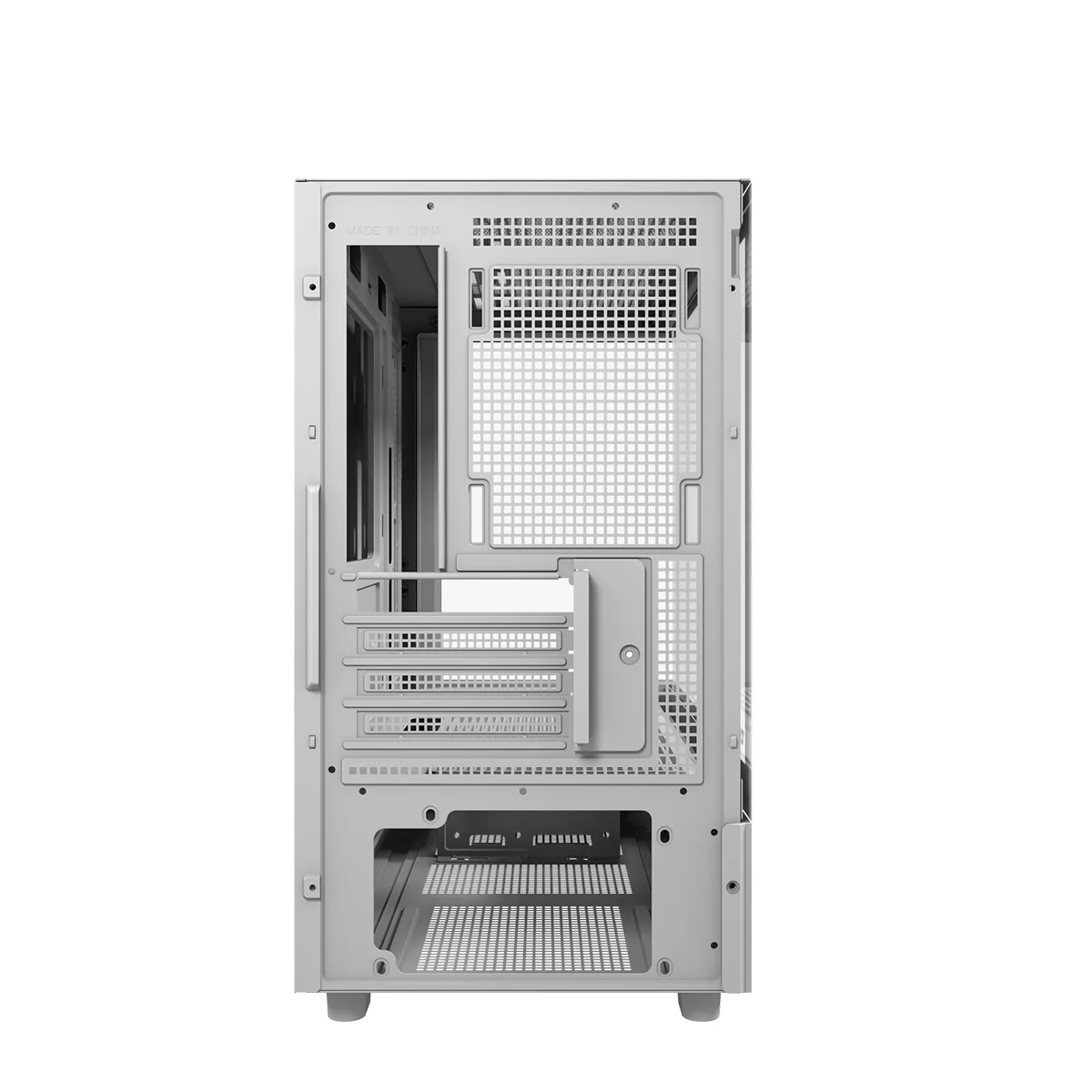 DarkFlash DS950MV M-ATX Glass PC Case with 6" IPS Customizable Display (Black, White) - Image 32