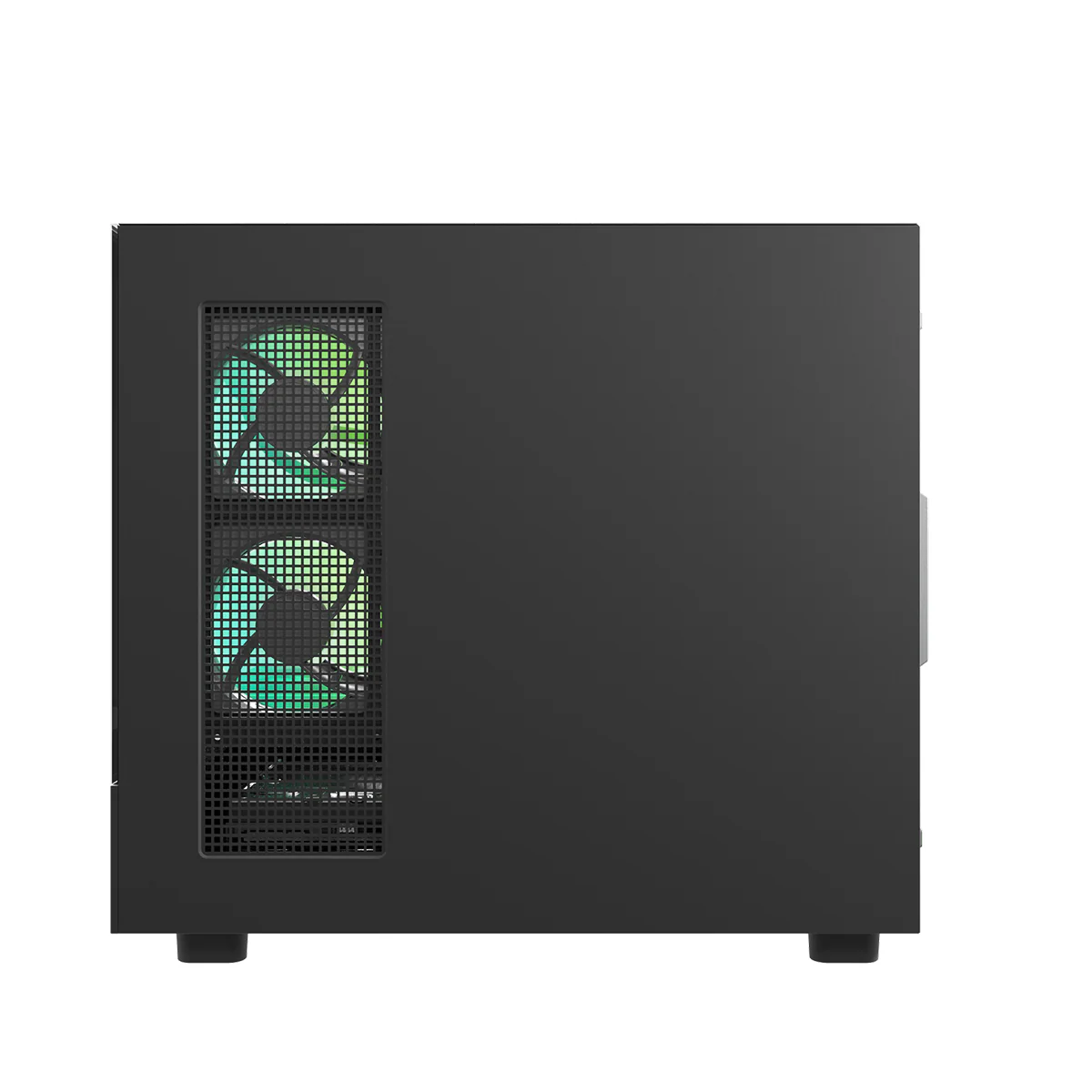 DarkFlash DS950MV M-ATX Glass PC Case with 6" IPS Customizable Display (Black, White) - Image 7