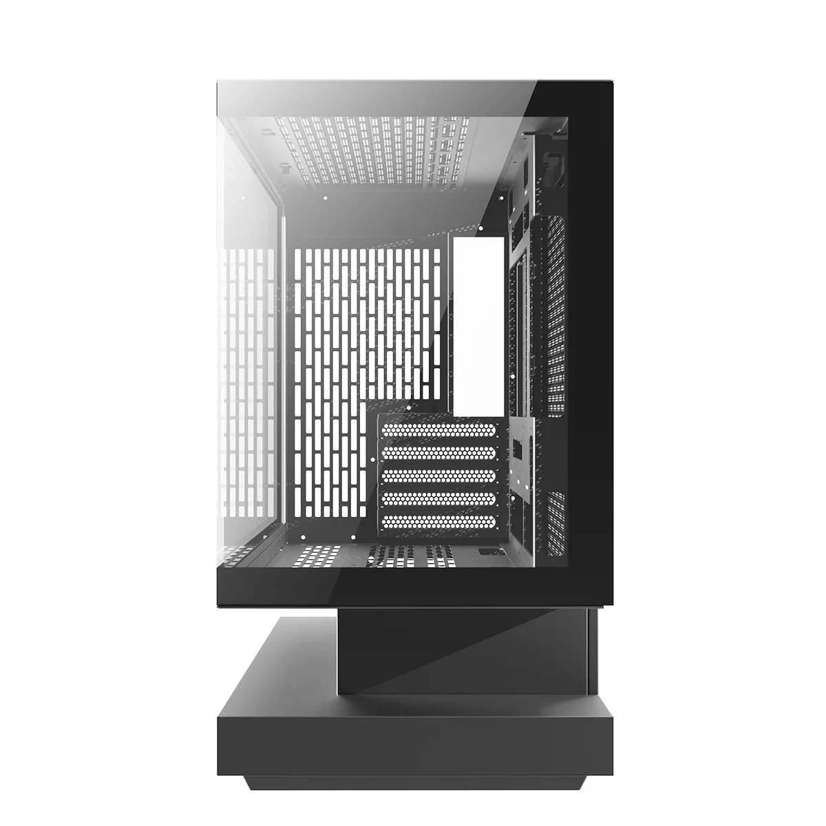 DarkFlash Floatron F1 Art Ultra TG Panel M-ATX PC Case (Black) - Image 10