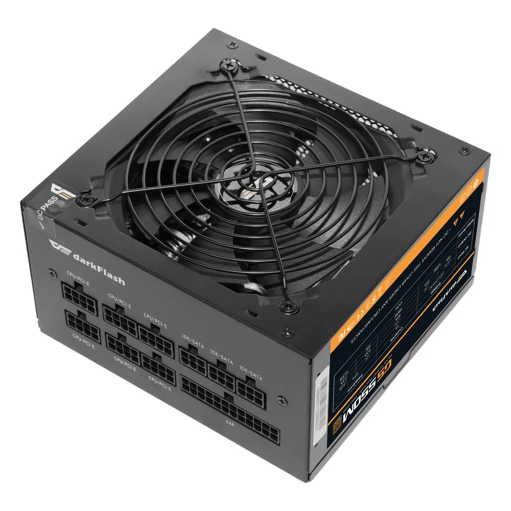 DarkFlash GS 550M 550W 80+ Bronze PCIe 5.0 Ready Full Modular Power Supply - Image 2