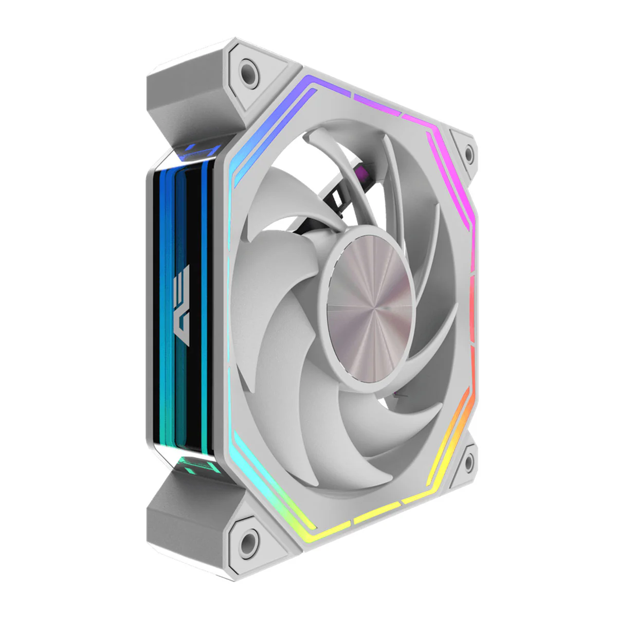 DarkFlash INF34 PWM ARGB Single Cooling Fan (Black, White) - Image 10