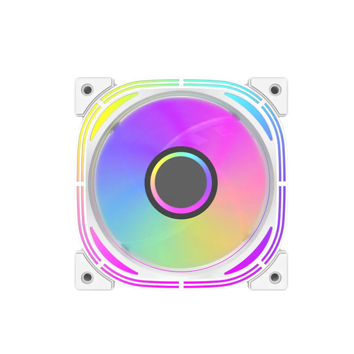 DarkFlash Infinity 24 120mm 6pin A-RGB Cooling Fan (3-In-1 Pack) (Black, White) - Image 9