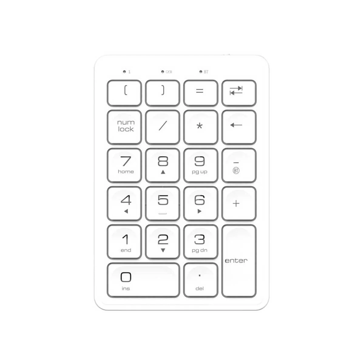 Darkflash N58 Bluetooth Digital Number Keypad (White) - Image 2